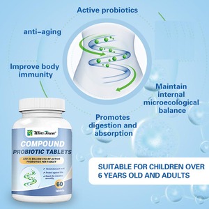 OEM customizable compound <b>probiotic</b> <b>tablets</b> for adult promotes digestion slimming digestive health gut absorption Support <b>tablet</b> - Product Image 3