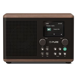 Radio CLASSIC <b>H4</b> Dab+ Coffee black e Walnut 252983 - Product Image 2