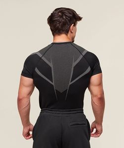 Camiseta Deportiva <span class=keywords><strong>de</strong></span> Lujo <span class=keywords><strong>para</strong></span> <span class=keywords><strong>Hombre</strong></span> con Logotipo Personalizado <span class=keywords><strong>de</strong></span> Diseñador |   Camiseta Deportiva Elástica y Elegante <span class=keywords><strong>para</strong></span> <span class=keywords><strong>Gimnasio</strong></span> |   Camiseta Deportiva Estampada <span class=keywords><strong>para</strong></span> Entrenamiento - Product Image 5