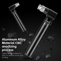 Smart 160psi Frame-Mounted Lightweight 65g Portable Aluminum Alloy Mini Cycling Pump Presta/Schrader Valves for Bike Tire