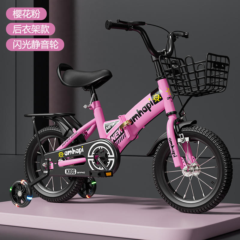 Support de roue clignotant rose