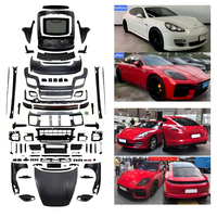 Kit carrosserie : Nouvelle lèvre de pare-chocs avant avec emplacements pour feux antibrouillard et pare-chocs arrière pour Panamera 2009-2016 970, amélioration et modification pour 976 GTS/SD.