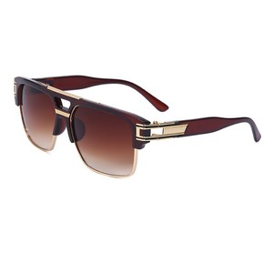 Lunettes de soleil de conduite personnalisées pour hommes, grande monture, verres PC UV400, monture noire intégrale, style Instagram, unisexe - Product Image 3