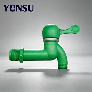 Robinet d'eau extensible vert DN15 à double usage avec raccord de tuyau et buse, débit élevé, design moderne à poser sur comptoir pour usage domestique - Product Image 2