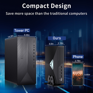 มินิพีซี RTX3050 เวิร์กสเตชัน AI สำหรับงานออกแบบ คอมพิวเตอร์ Intel I7 ขนาดกะทัดรัด สำหรับเรนเดอร์ CAD รองรับ OEM ODM สำหรับงานออกแบบ 3 มิติ - Product Image 3