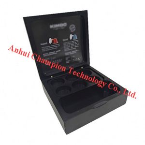 กล่องใส่กาแฟ2ช่องสำหรับเดินทางทำจากไม้ - Product Image 3