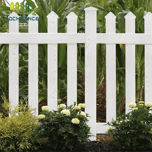 Panneaux de clôture en plastique pour l'extérieur blanc 6ft & 8ft piquet en vinyle PVC bon marché <span class=keywords><strong>Fentech</strong></span> pour jardin taille 6x8 - Product Image 4
