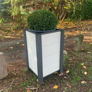 Décoration extérieure jardin maison bricolage facile lit WPC <span class=keywords><strong>bois</strong></span> plastique composite fleurs jardinières & pots wpc <span class=keywords><strong>jardinière</strong></span> pour restaurant jardin - Product Image 3