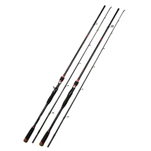 Byloo Medium Action Carbon Fiberglass Fishing Rod Light Weight 1.8/2.1/2.4/2.7M Casting & Boat Rods for Fly Fishing on Sale!