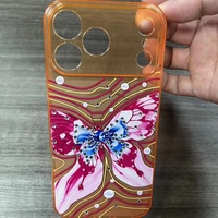 Coque de téléphone en TPU scintillante motif papillon pour iPhone 17 16 15 14 13 12 11, et coque arrière diamantée pour filles pour Honor 600 Honor 400 X9D X6D X7D