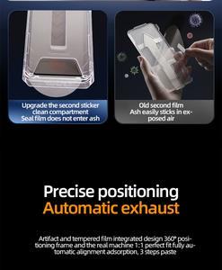 ฟิล์มกระจกนิรภัย HD 9H 2.5D ใส ป้องกันฝุ่น ป้องกันรอยขีดข่วน ป้องกันรอยนิ้วมือ กันน้ำ ติดตั้งง่าย - Product Image 6