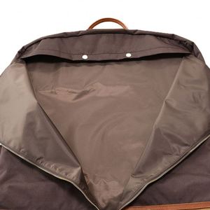 Muestra Gratuita, Fabricación OEM, Logotipo Personalizado, Bolsa de Lona Encerada Marrón, Portátil y Resistente, para Empacar Ropa, Funda de Viaje para Trajes - Product Image 5