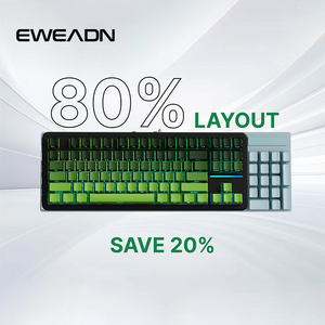 EWEADN X87 87-Key Tri modu kablosuz RGB arkadan aydınlatmalı mekanik klavye 75% kompakt sıcak değiştirilebilir oyun için USB-C yeni Kailh PBT - Product Image 2