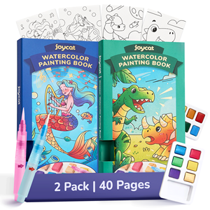 สมุดระบายสีน้ำ Joycat ของเล่นวาดภาพ พิมพ์ลาย ไม่เลอะเทอะ สมุดระบายสีน้ำวิเศษสำหรับเด็ก - Product Image 1