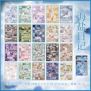 20 Pezzi per Confezione, Adesivi 'Everyday Snippets' Stile Instagram, Materiali Versatili per Bullet Journal e Decorazioni Fai-da-Te per Cover Telefono - Product Image 6