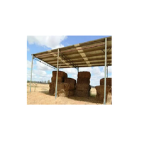 Bâtiment de stockage agricole préfabriqué en acier sur mesure, abri pour poulets, options de maison de ferme, design moderne, durable