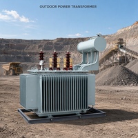 Transformateur triphasé immergé dans l'huile S11 100KVA pour applications d'électrification industrielle et rurale en poste de transformation