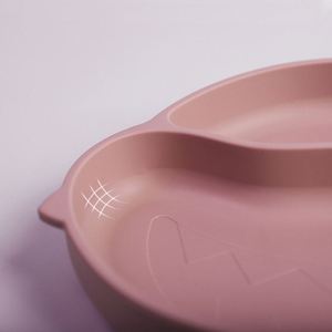 Es-Pro ODM/OEM Plato de Silicona de Grado Alimenticio Libre de BPA, Personalizado, para Bebés y Niños, con Succión, Dividido, con Diseño de Tiburón, Multicertificado - Product Image 2