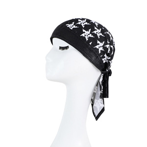 Bán Buôn Người Đàn Ông Phụ Nữ Thời Trang Durag Cotton In Ấn Nhiều <span class=keywords><strong>M</strong></span>àu Hat Biker Thể Thao Ngoài Trời Bandana Head Bọc Với Biểu Tượng Tùy Chỉnh - Product Image 4