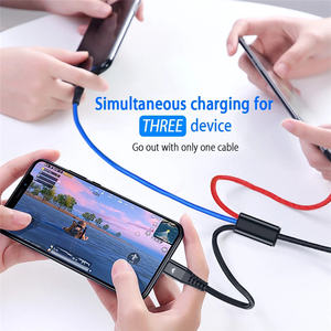 <span class=keywords><strong>Cable</strong></span> de carga multiusb 3 en 1, <span class=keywords><strong>Cable</strong></span> Usb tipo c para <span class=keywords><strong>Samsung</strong></span> S9, S10, Huawei Nova 4, Nokia 8 9, Pureview, Usbc Kabel, <span class=keywords><strong>2</strong></span> <span class=keywords><strong>metros</strong></span> - Product Image 3