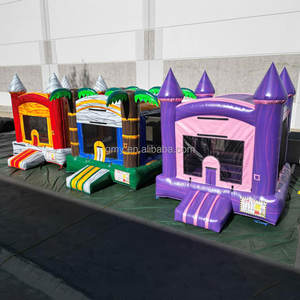 GMY Inflatables Château Gonflable Commercial Rouge et Violet Effet Marbre pour <span class=keywords><strong>Location</strong></span> de Fêtes - Product Image 3