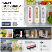 Désodorisant intelligent pour réfrigérateur, purificateur d'air à l'ozone rechargeable, garde-aliments frais, éliminateur d'odeurs pour réfrigérateur OEM ODM