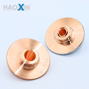 Boquilla láser D32mm M14 NSM, boquillas de cobre de una sola capa para cabezal de corte láser de fibra Raytools BM109 BM110 BM111 BT240 - Product Image 1