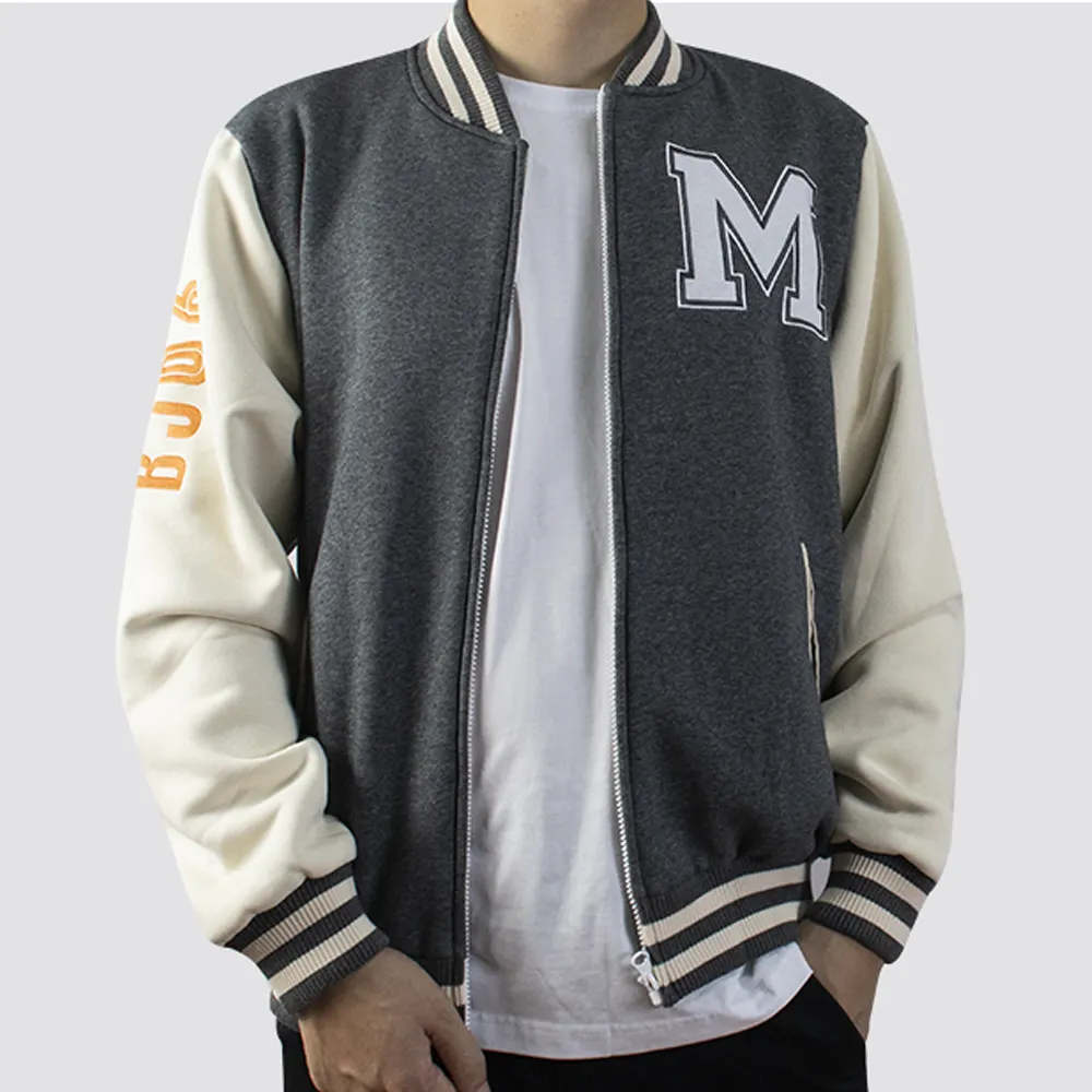 Biểu Tượng Tùy Chỉnh Bóng Chày Lỏng Lẻo Giản Dị Varsity Thể Thao Jersey Áo Khoác Màu Xanh Bóng Chày Áo Khoác Cho Nam Giới