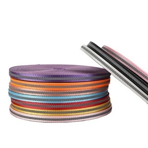 Factory Direct Supply Polyester <b>Webbing</b> 1.2 cm 1.5 cm Reflective Straps 5 Reflective Lines <b>Webbing</b> for Pet Leash Shoes Hat - Product Image 6
