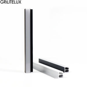 Profilé en aluminium LED encastré double face pour éclairage de rayonnage LED - Product Image 6