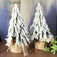 Petits arbres de neige Miniature en Sisal, 1 pièce, fausse plante, pour un décor de table