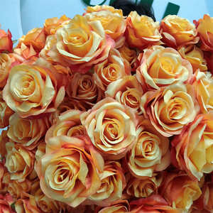 O-0703 chi phí-hiệu quả Tổng chiều dài 46cm 9-đầu kim cương tăng Bó Hoa Hồng Bó hoa flores hoa nhân tạo trong số lượng lớn - Product Image 5