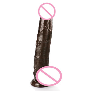 Godemiché réaliste manuel en PVC grande taille avec ventouse puissante, base à forte aspiration, 26 cm de long, 4,5 cm de diamètre, jouet personnel - Product Image 3