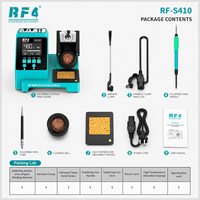 Estación de Soldadura Inteligente RF-S410 de 100W con Control Digital de Temperatura para Reparación de Teléfonos Móviles y Electrónica