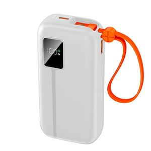 Batería Externa Portátil con Cable Integrado de 10000mah 20000mah de Alta Calidad con Carga Rápida de 22.5W para Teléfono Móvil - Product Image 4