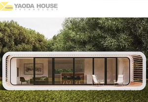 2025, bajo costo, movimiento Modular, casa pequeña, recipiente portátil inteligente, cabina de manzana prefabricada de acero galvanizado de Foshan Integral Ship - Product Image 2