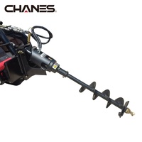 Direct usine : Tarière pour mini-chargeuse compacte, pelleuse de trous de poteaux, compatible Dingo Kanga Digga, avec moteur de couple pour excavatrice