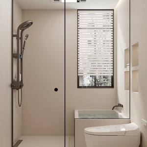 Kepala pancuran kuningan kelas atas dipoles selesai dengan katup keramik inti berdiri lantai keran pijat hujan bintang lima tahun - Product Image 5