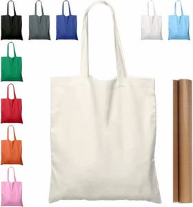 Bolsas de Lona de Color Sólido Personalizables - Bolsas de Lona Personalizadas, Bolsas de Hombro de Lona, Bolsas de Lona Lisas Personalizadas - Product Image 2