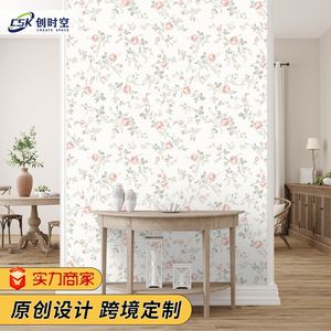 Creation Of Time And Space Peel & Stick Wallpaper Floral Pattern Self-Adhesive For Wall Decoration - Product Image 1