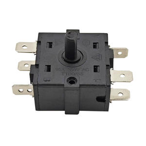 Interruptor de Engranaje de 5/6 Pines para Aire Acondicionado Refrigerado por Agua, Interruptor de Ventilador de 3 Velocidades con Accesorios para Enfriador Evaporativo para Piezas de Aire Acondicionado, Marca Otros - Product Image 1