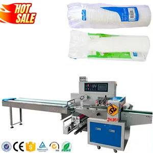 Hot Sales Automatic Disposable Cups Flow Packing Machine Paper Cup Plastic Cup Packing Machine