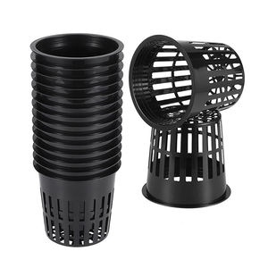 Vaso a rete sottile in plastica per orchidee, vaso da fiori in plastica per piante da interno - Product Image 3