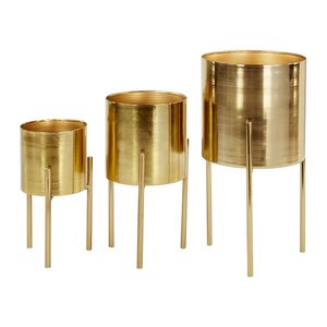 Vente en gros de jardinières classiques au look standard avec revêtement noir, design incroyable, fabriquées en inde, jardinières fantaisie avec support - Product Image 2