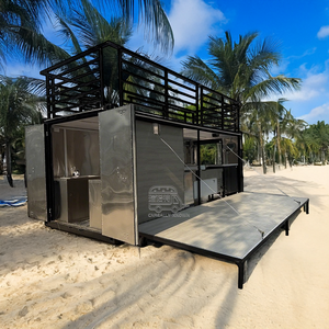 Café Conteneur Commercial Personnalisé avec Fenêtre Drive-Through et Cuisine Intégrée - Product Image 1