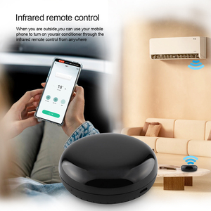 Tuya WiFi <b>Universal</b> Infrared <b>Remote</b> <b>Control</b> Smart Home Temperature Humidity Sensor for TV Air Conditioning ABS Voice <b>Control</b> - Product Image 3