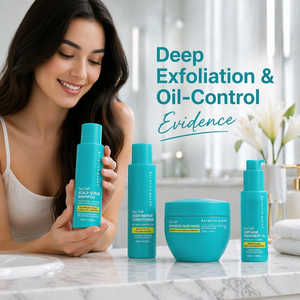 Shampooing Volumisant au Sel Marin Marque Blanche, Effet Longue Durée Anti-Plateur, Purifiant, Sans Silicone, aux Acides Aminés, en Vrac, GMPC - Product Image 3