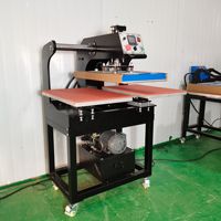 Nouvelle presse à chaud hydraulique grand format pour sublimation, machine à plat multicolore pour l'impression d'étiquettes textiles, transferts thermiques 40x60cm