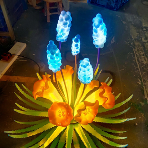 Iluminación Decorativa con Esculturas Florales para Jardines, Resorts, Parques Botánicos, Centros Comerciales y Exhibiciones Fotográficas para Visitantes - Product Image 1