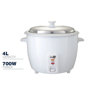 Starlux Rice Cooker 4L 700W Electric Keep Warm <b>Drum</b> Shape White <b>Plastic</b> Housing - Product Image 1